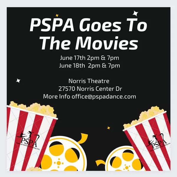 RENTAL - PSPA Presents “A Night At The Movies”